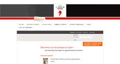 Desktop Screenshot of boutique.ldh-france.org