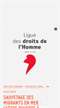 Mobile Screenshot of ldh-france.org