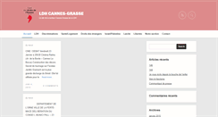 Desktop Screenshot of cannes.ldh-france.org