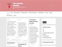Tablet Screenshot of cannes.ldh-france.org